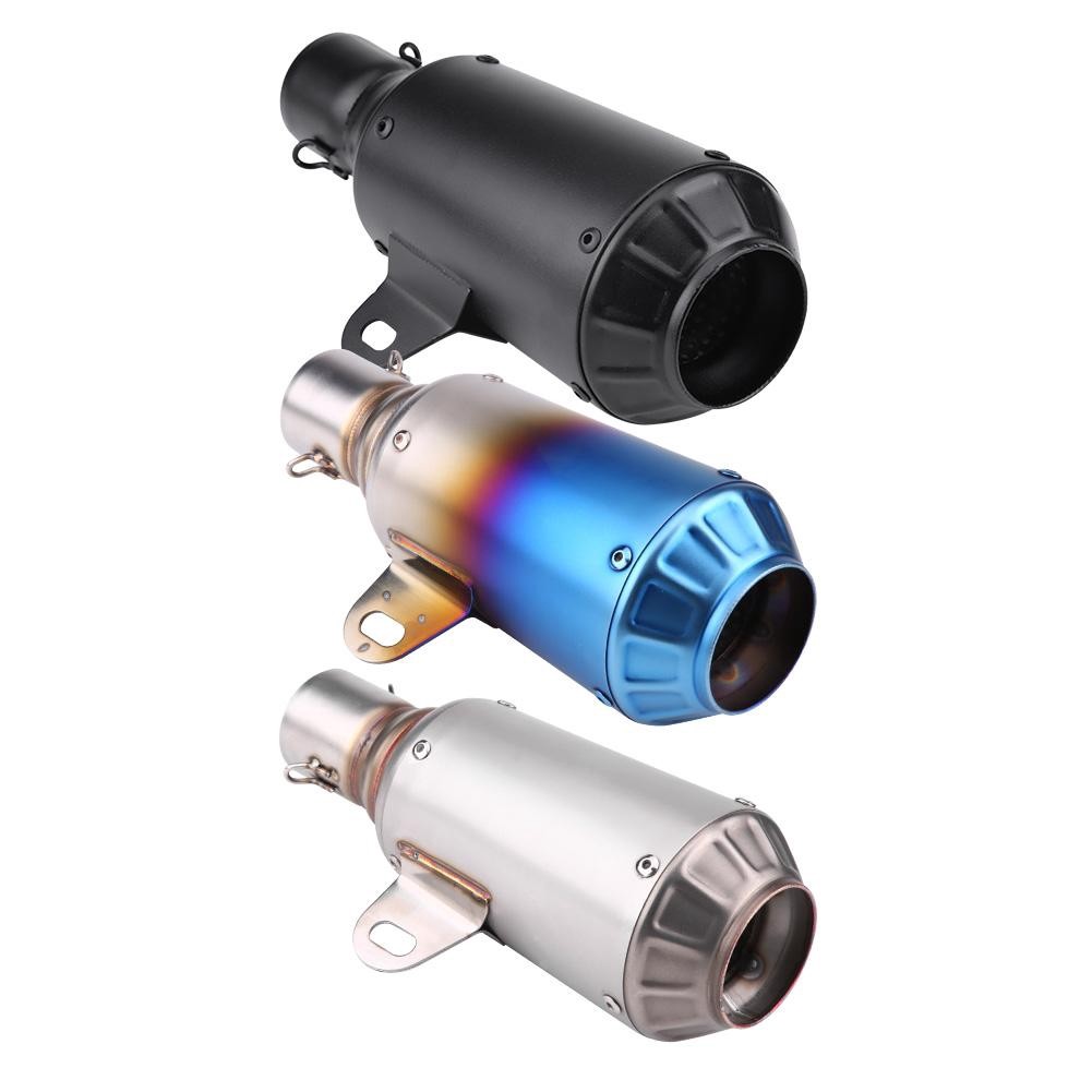 51 MM Inlet Stainless Steel Universal Slip-On Without DB Killer for Loud Exhaust note Short Size