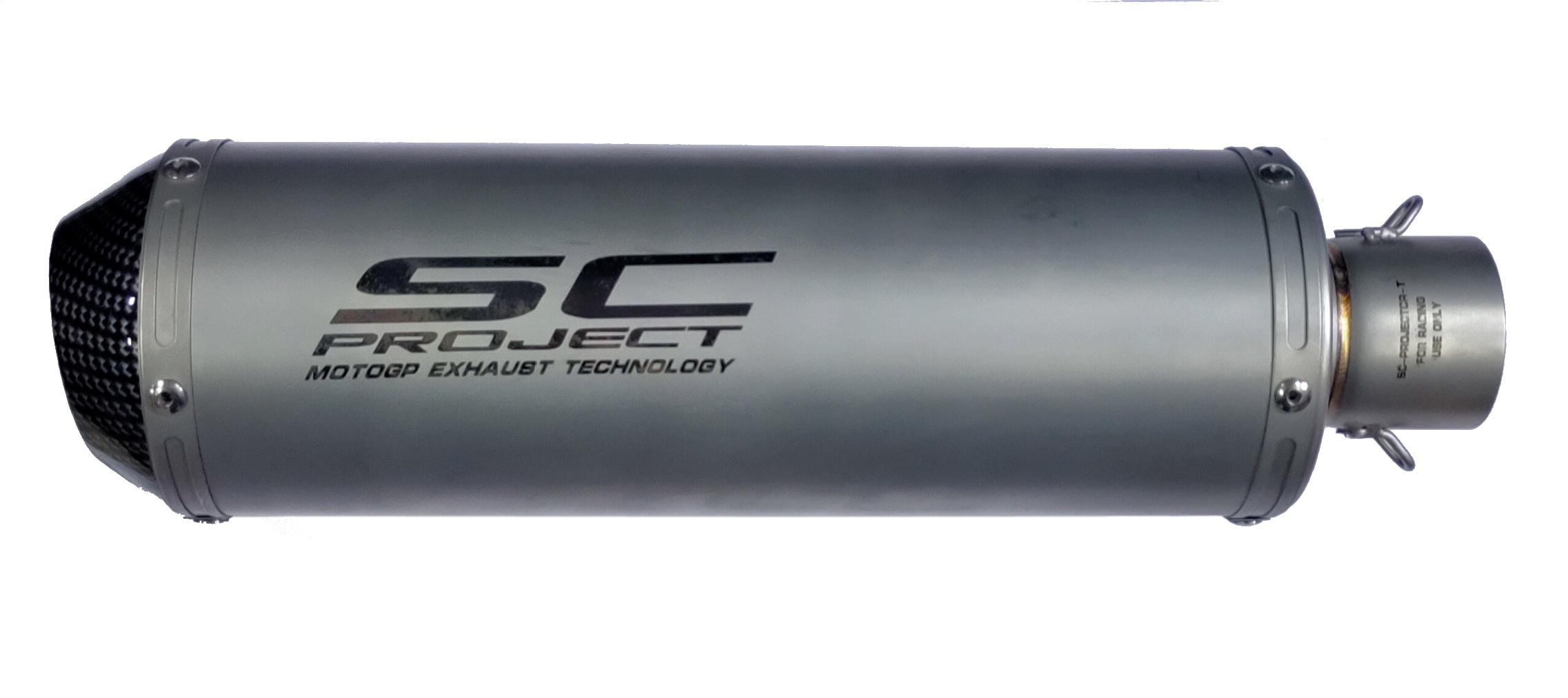 Basic Long style 51 MM Inlet Stainless Steel Universal Slip-On for Mild sound Long Size - Silver