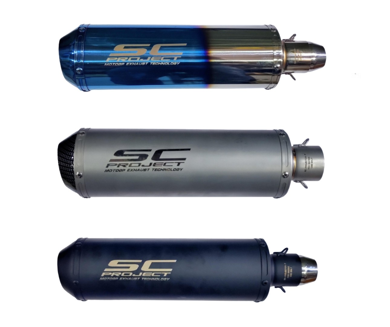 Basic Long style 51 MM Inlet Stainless Steel Universal Slip-On for Mild sound Long Size