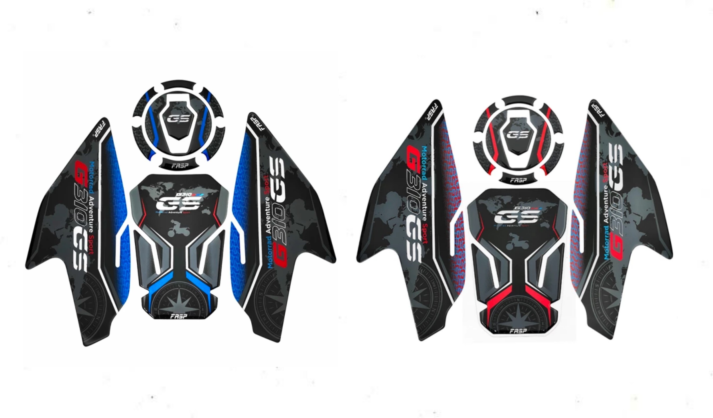 BMW G310R/ G310GS Tank Pad Combo with Thigh Pad