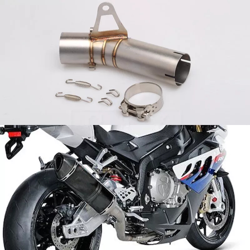 BMW S1000/ S1000RR 2009-2014 Slip-on/ Middle/ Link Pipe - Silver