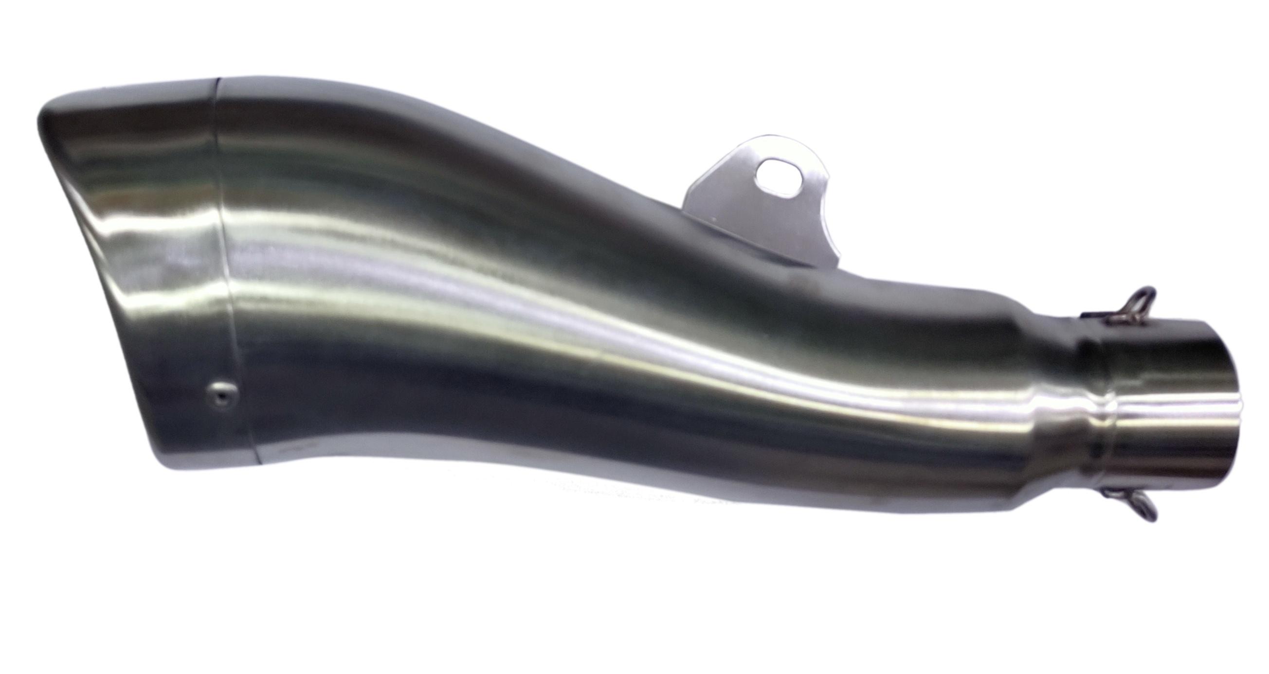 Cobra Style 51 MM Inlet Stainless Steel Universal Slip-On With DB Killer Mid Size - Silver