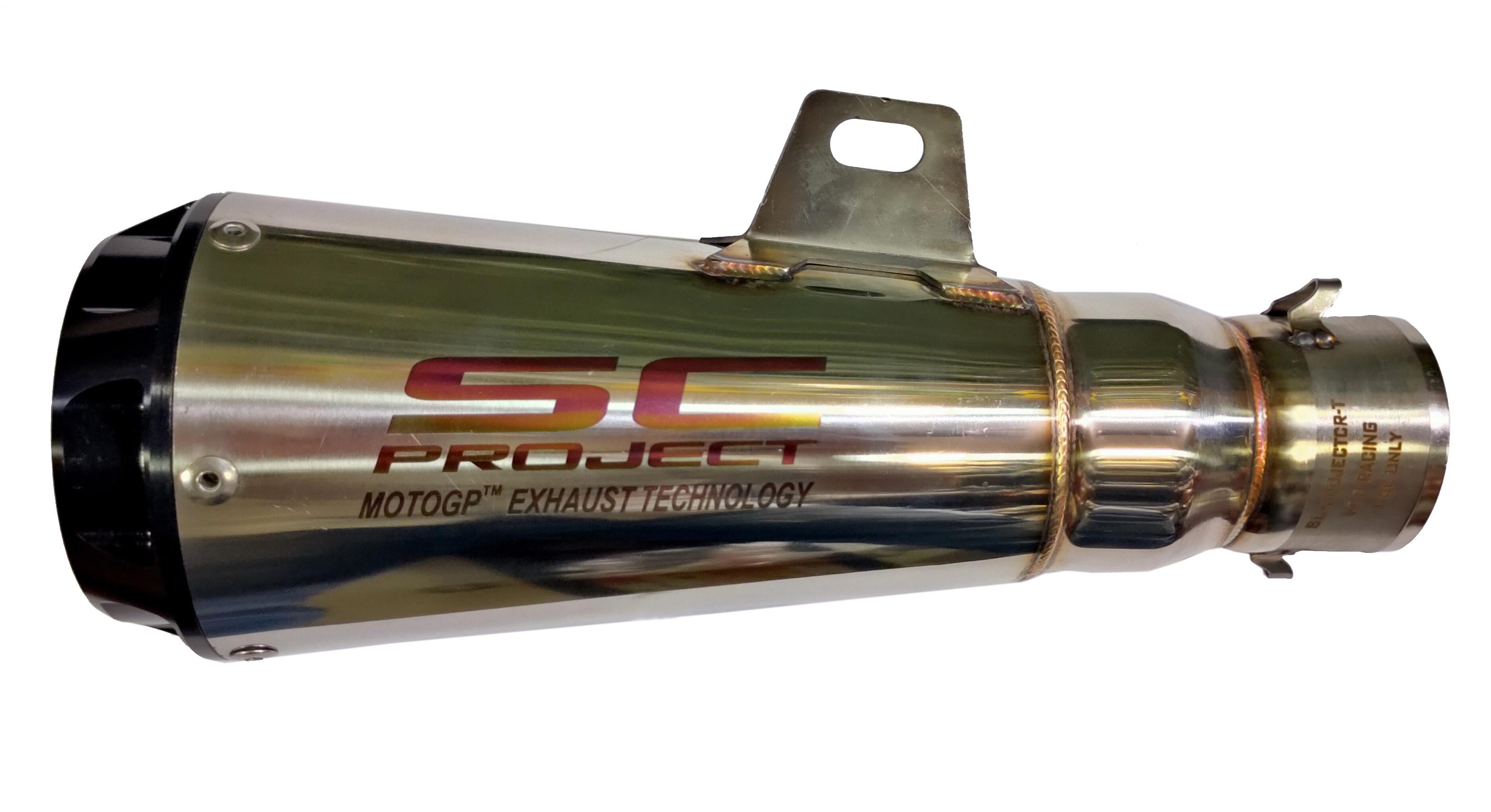 51 MM Inlet Cone style CNC Tip Stainless Steel Universal Slip-On Without DB Killer for Loud Exhaust note Mid Size