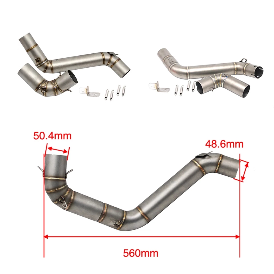 Bajaj Dominar 400 Bent pipe/Middle pipe