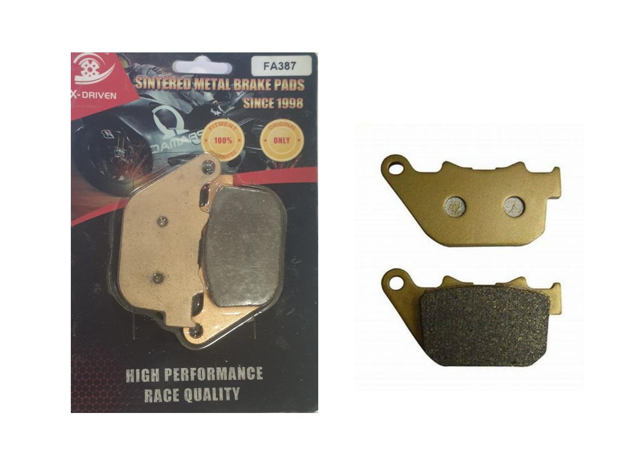 FA387 Rear Brake Pads Suitable For Harley Davidson Iron 883/ SuperLow 883/ Forty Eight (2010-2013)