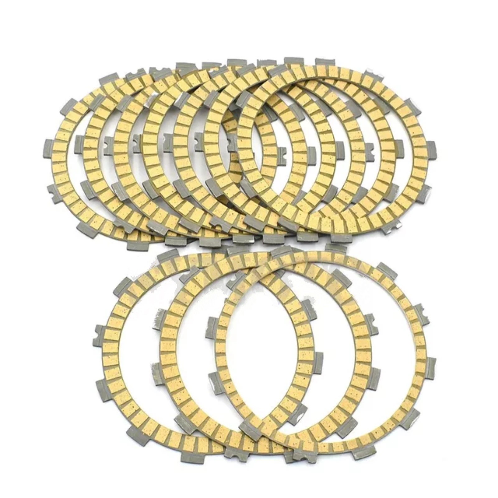 High Quality Paper Based Clutch Plates Suitable for Suzuki GSXR1000 2005-2008 Set of 9 Clutch Plates & 1 Friction