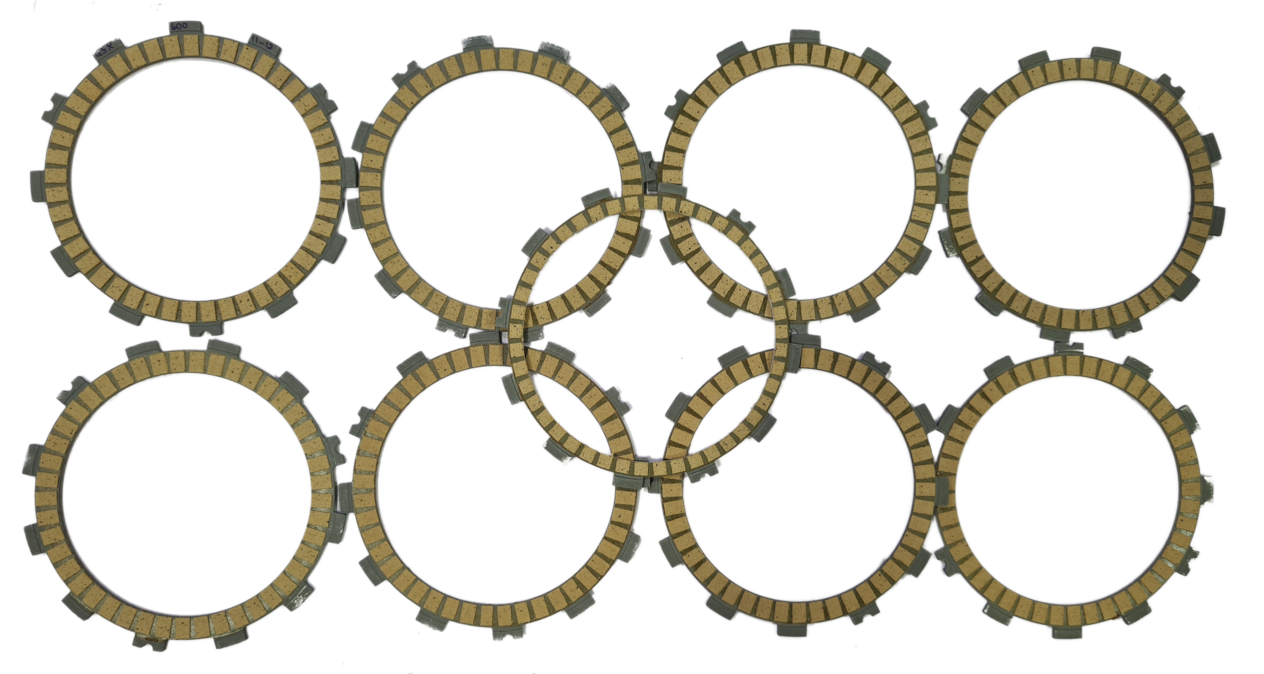High Quality Paper Based Clutch Plates Suitable for Suzuki GSXR600 2011-2017 Set of 8 Clutch Plates & 1 Friction