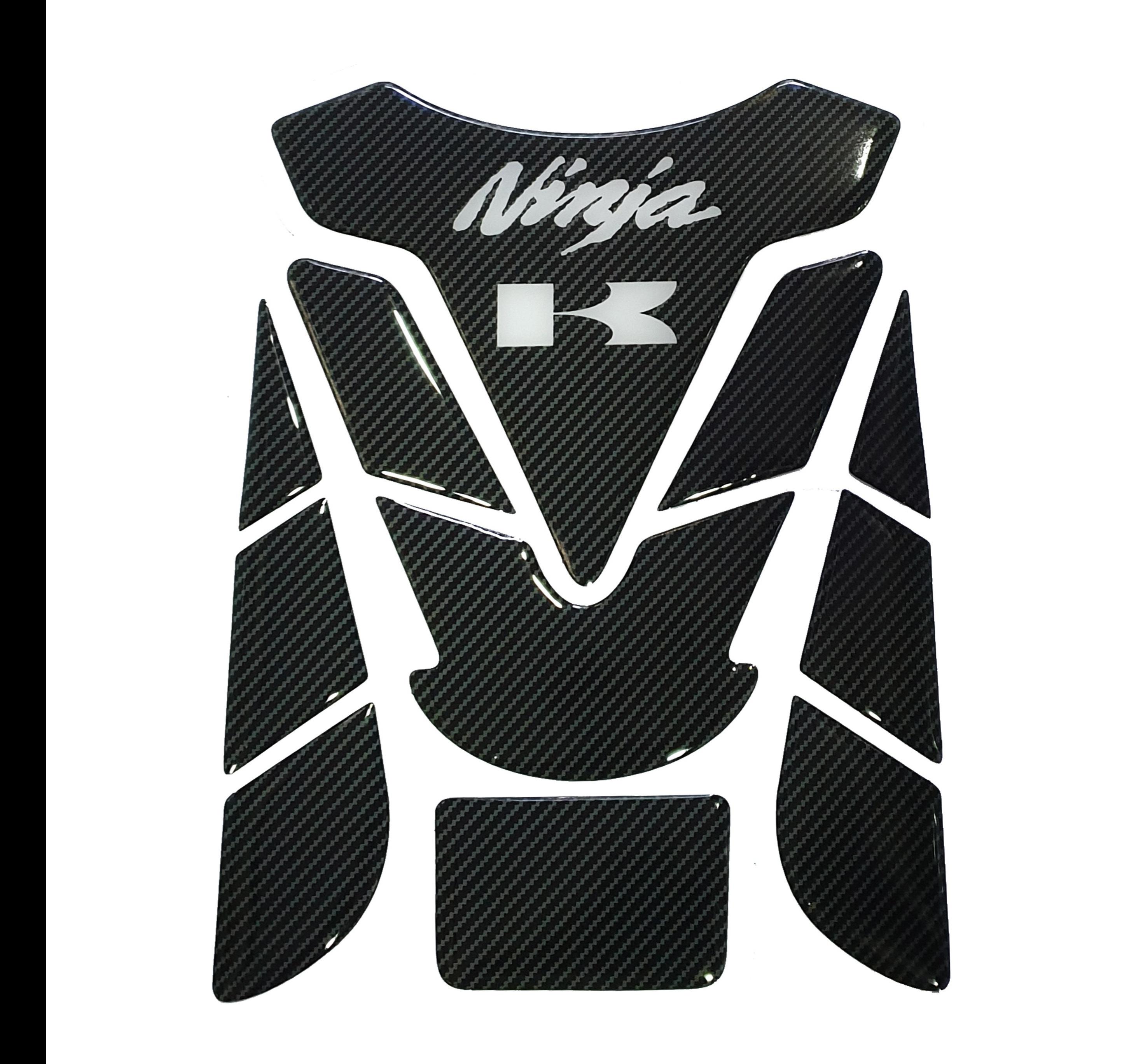 Kawasaki Ninja 250R/ 300/ Z250 Tank Pad Combo K Picture Carbon Fibre