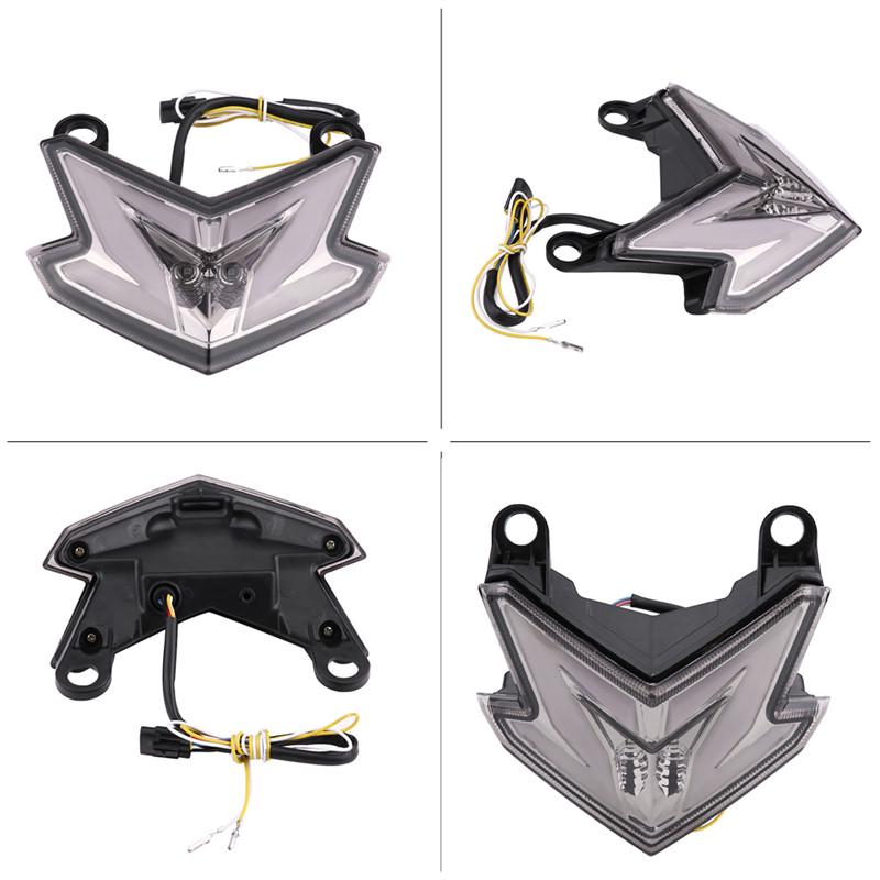 Kawasaki Z800 Aftermarket Integrated Smoked Tail Lamp
