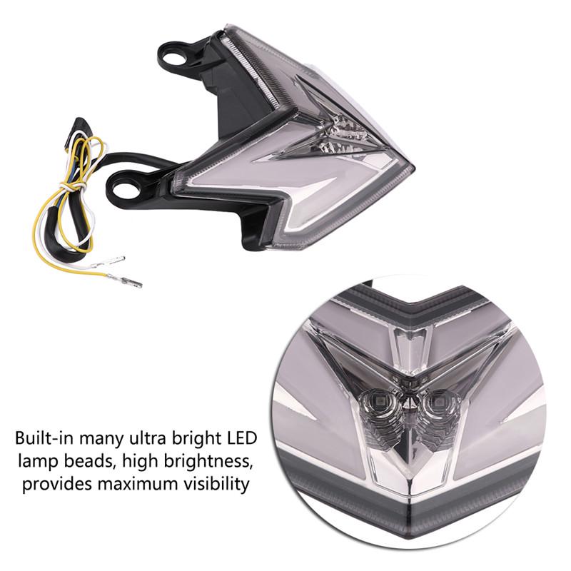 Kawasaki Z800 Aftermarket Integrated Smoked Tail Lamp