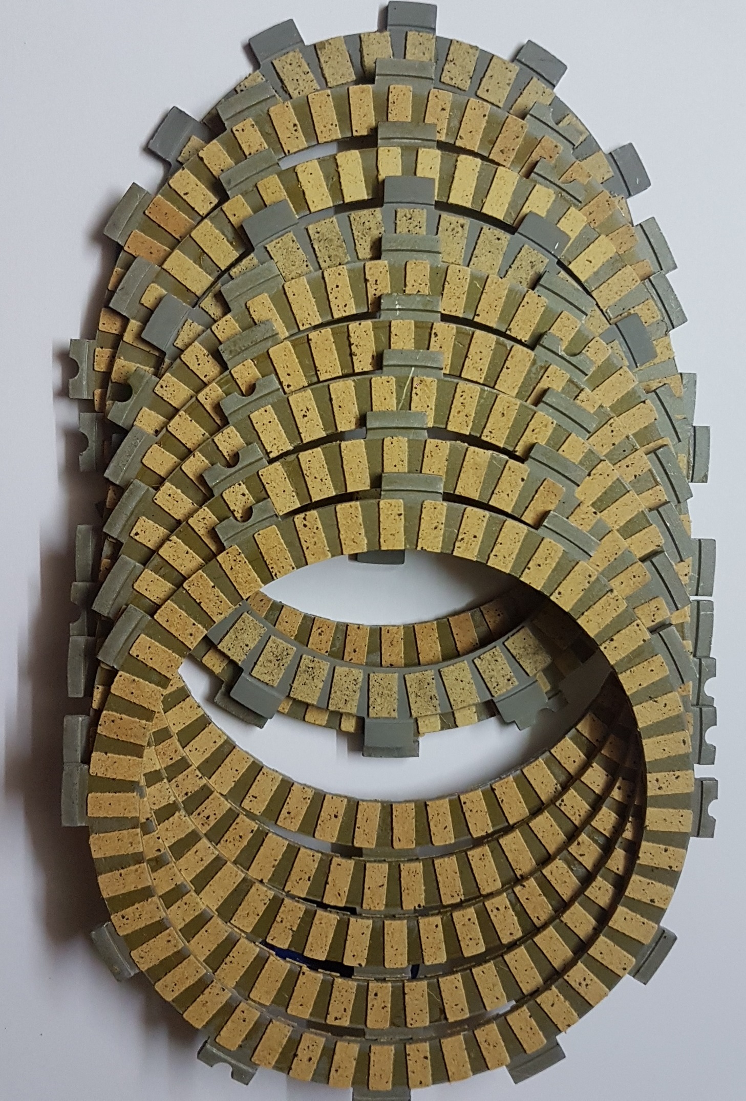 Kawasaki Z800/ Z900/ Z1000 compatible Set of 9 Paper Based high performance clutch Plates.