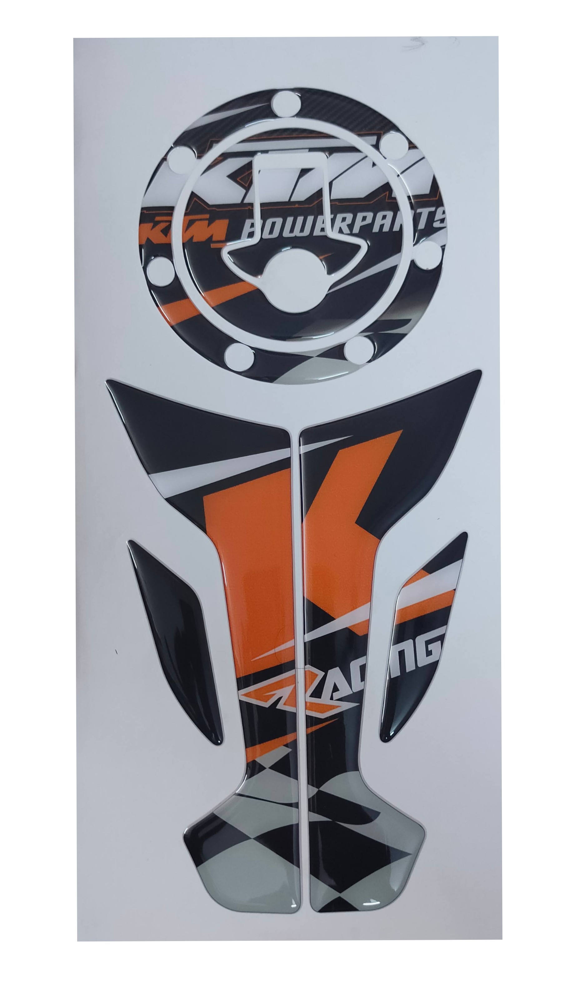 KTM Duke/ RC 125/ 200/ 250/ 390 All Years K Picture Tank Pad Combo Multicolour