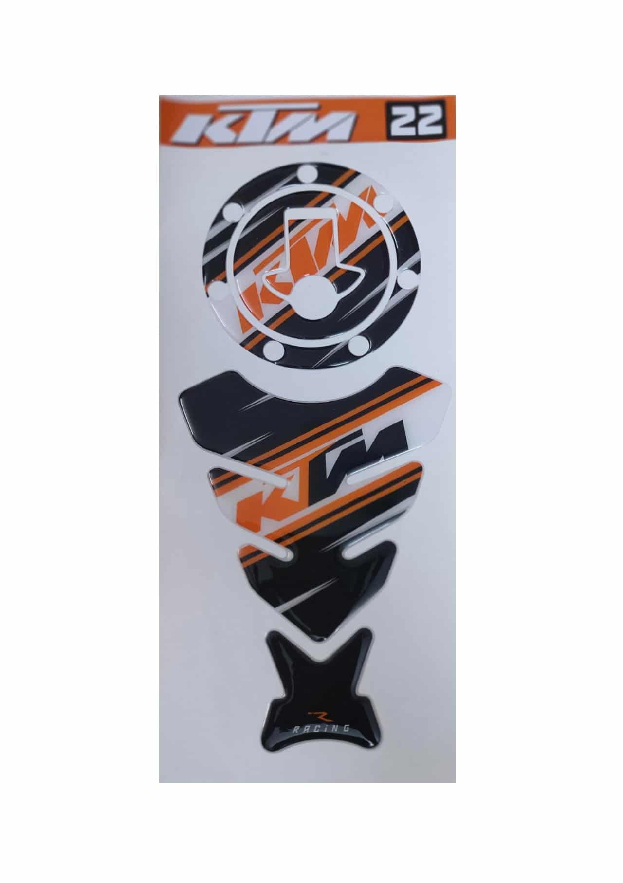 KTM Duke/ RC 125/ 200/ 250/ 390 All Years Tank Pad Combo Arrow Style