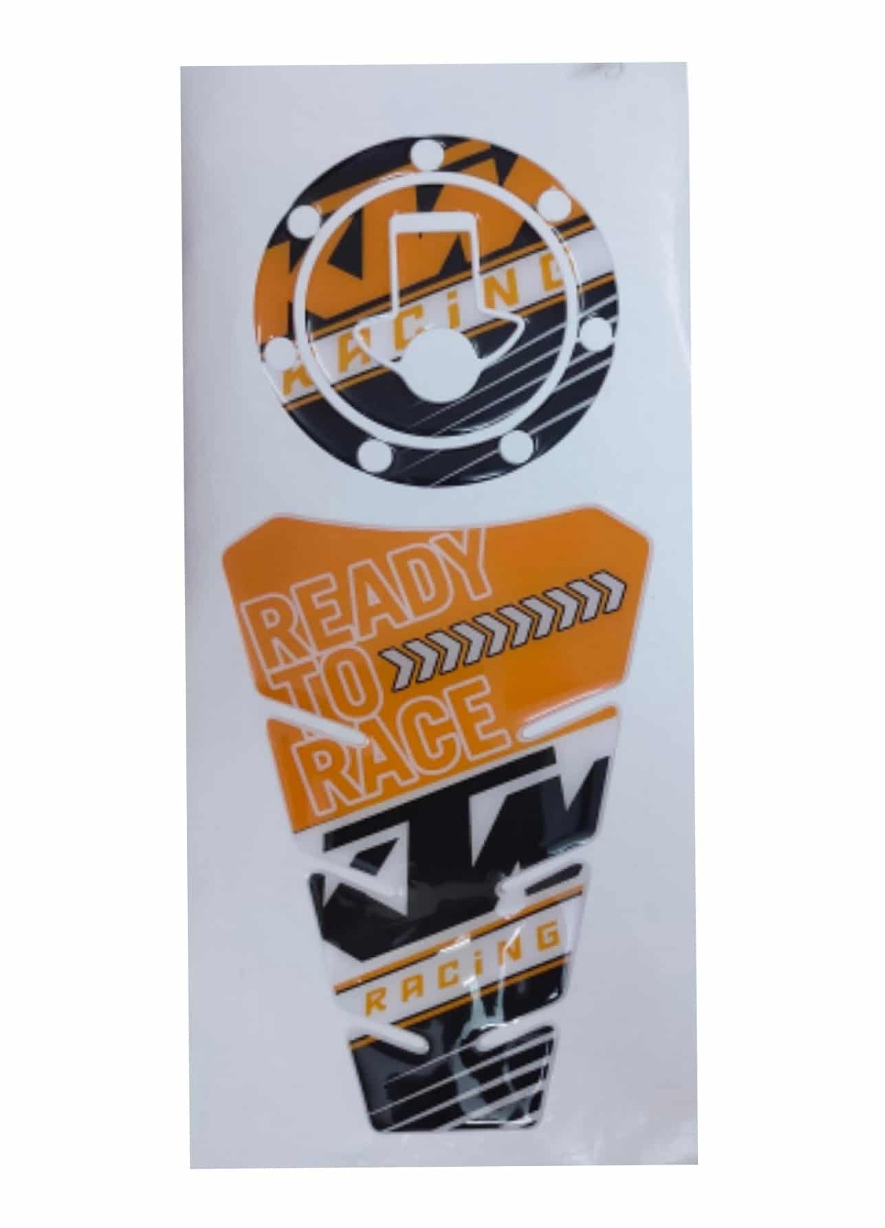 KTM Duke/ RC 125/ 200/ 250/ 390 All Years Tank Pad Combo V Style Ready To Race