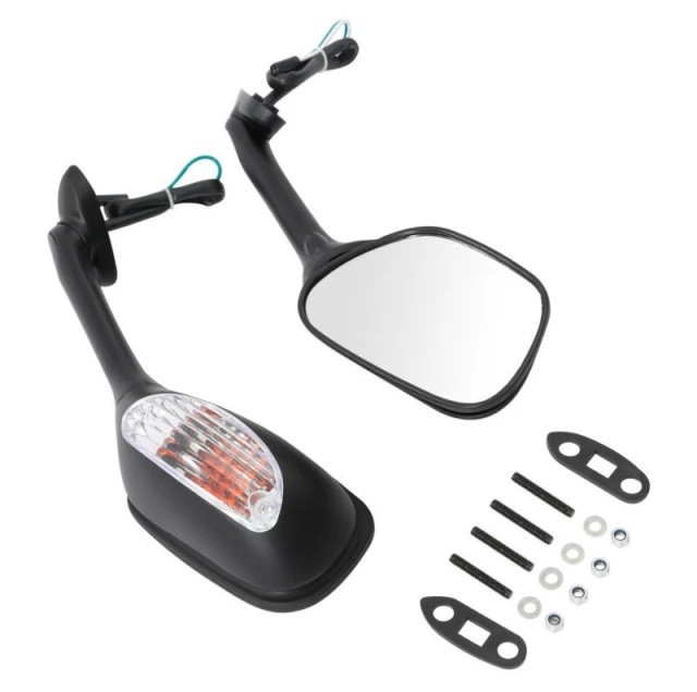 Suzuki GSX-R600/ GSX-R750/ GSX-R1000 Rear View Mirrors with Turn Signals