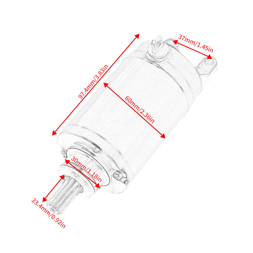 Triumph Daytons 675/ Street Triple/ Tiger 800 Starter Motor