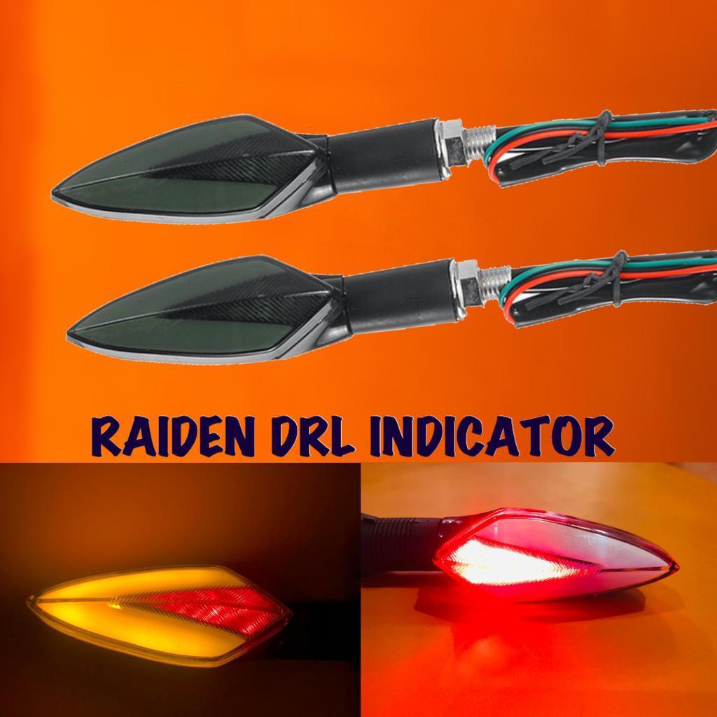 Universal LED Turn Signals with Integrated tail Lamp for all Motorcycles