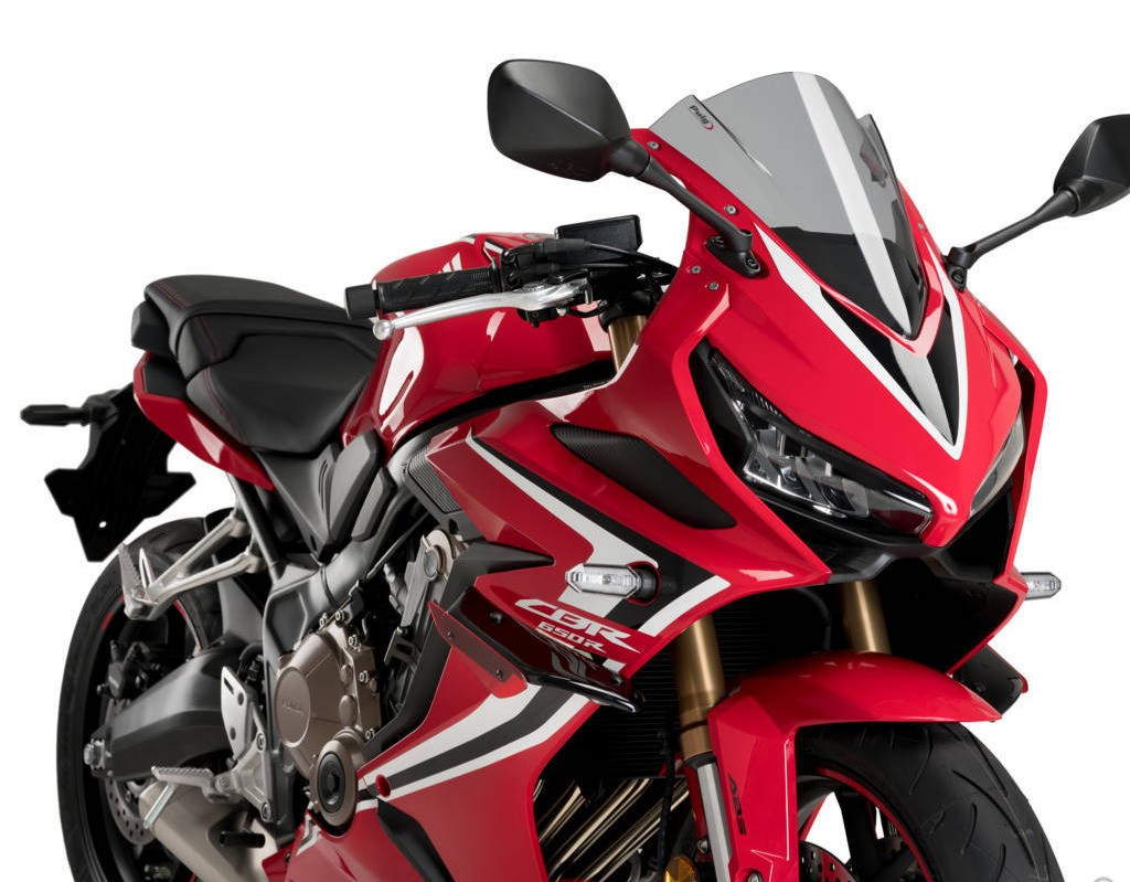 Downforce Spoilers/ Side-mount winglets for Honda CBR650R - Red