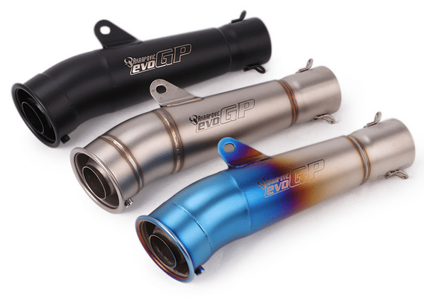 Evo GP style Slim 51 MM Inlet Stainless Steel Universal Slip-On with DB Killer for Mid Size
