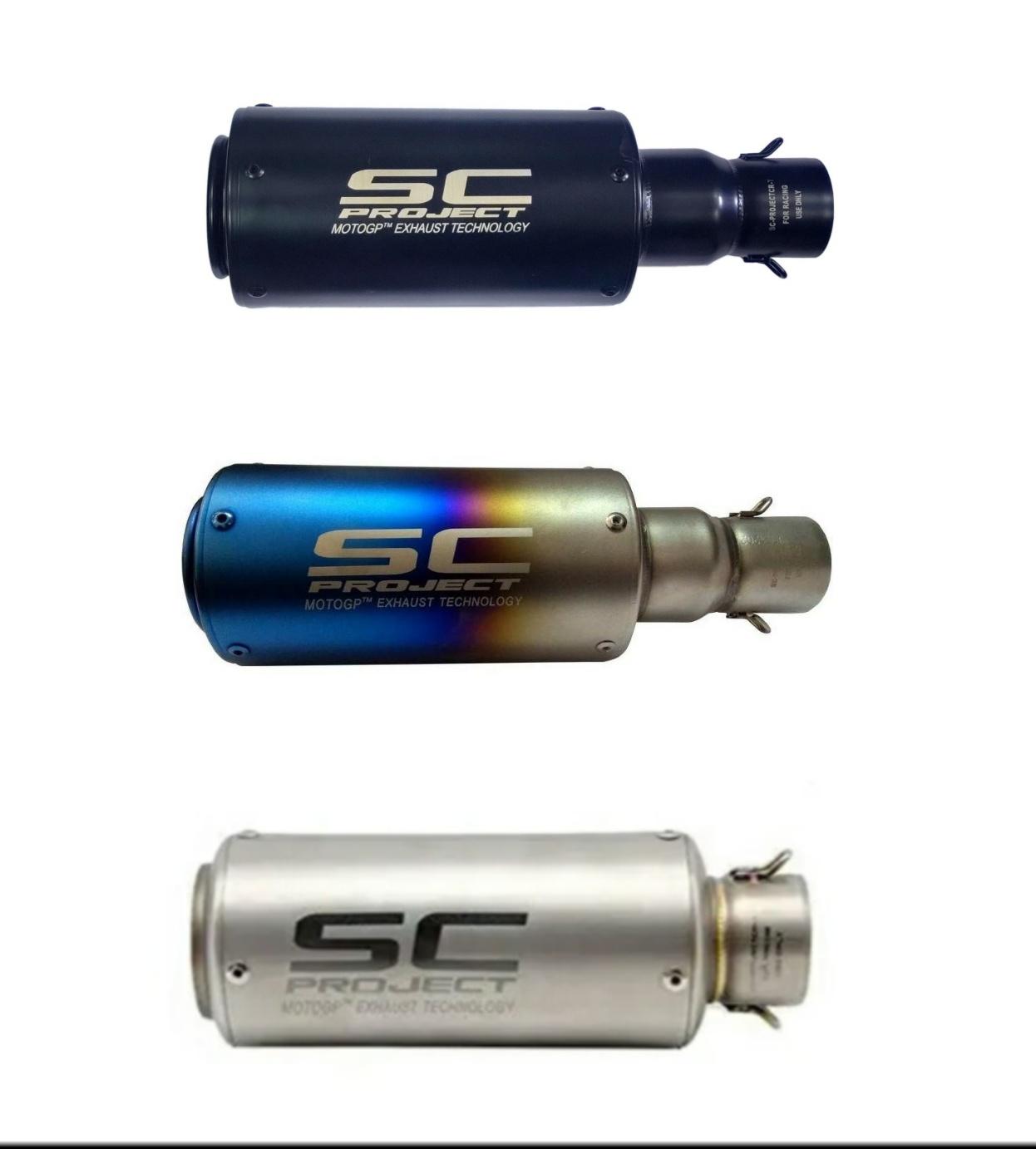 Fat Canister 51 MM Stainless Steel Universal Slip-On Without DB Killer Mid Size