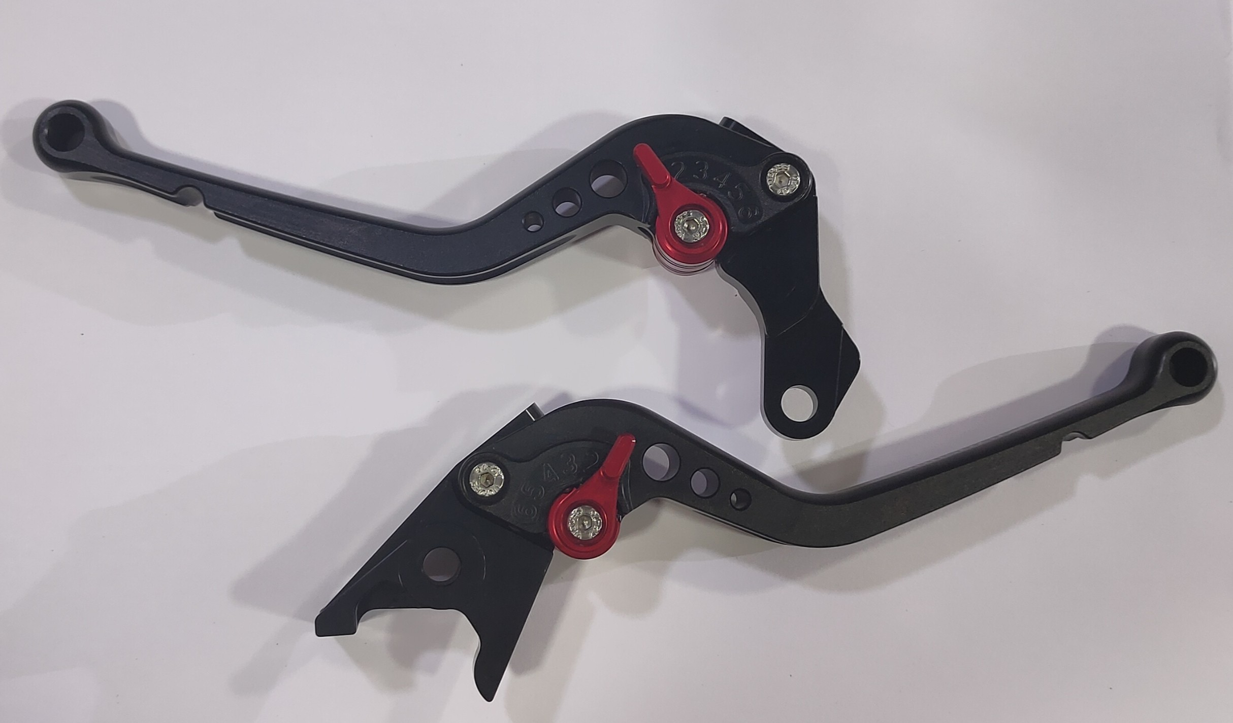 Hyosung GT250R/ GT650R Long 6 Steps Adjustable Brake & Clutch Levers - Black