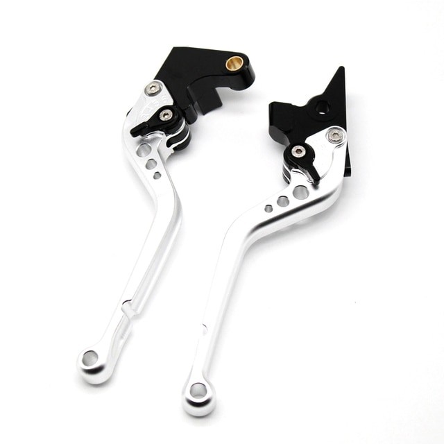Hyosung GT250R/ GT650R Long 6 Steps Adjustable Brake & Clutch Levers - Silver