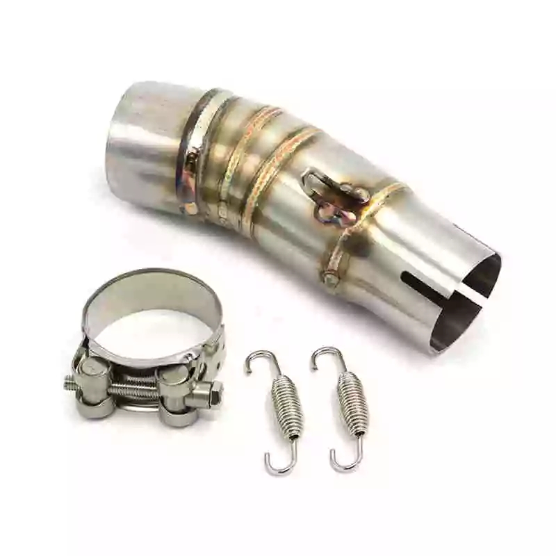 Kawasaki Ninja 400 Slip-on/ Middle/ link Pipe - Silver