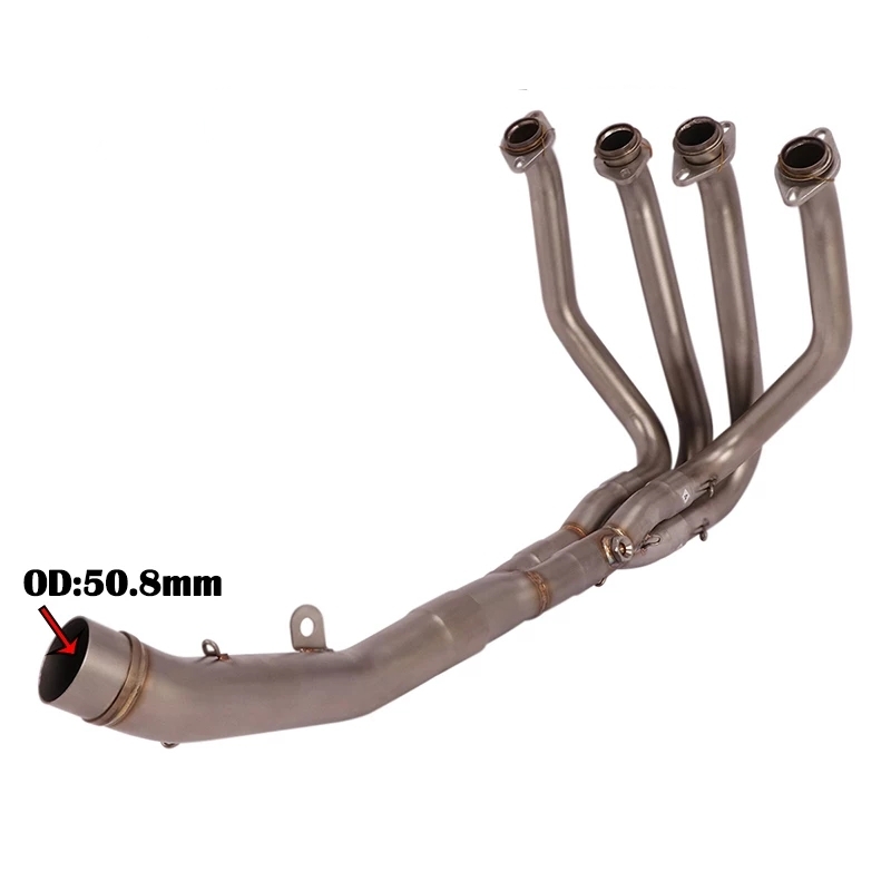 Kawasaki Z800 Header - Silver