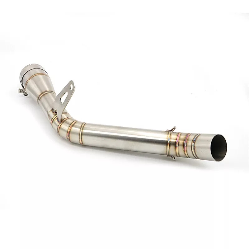 Kawasaki Z900 Long Slip-on/ Middle/ link Pipe - Silver