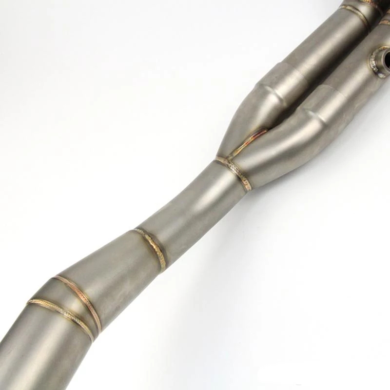 Kawasaki ZX6R/ Ninja 636 2009 onwards Slip-on/ Middle/ link Pipe - Silver