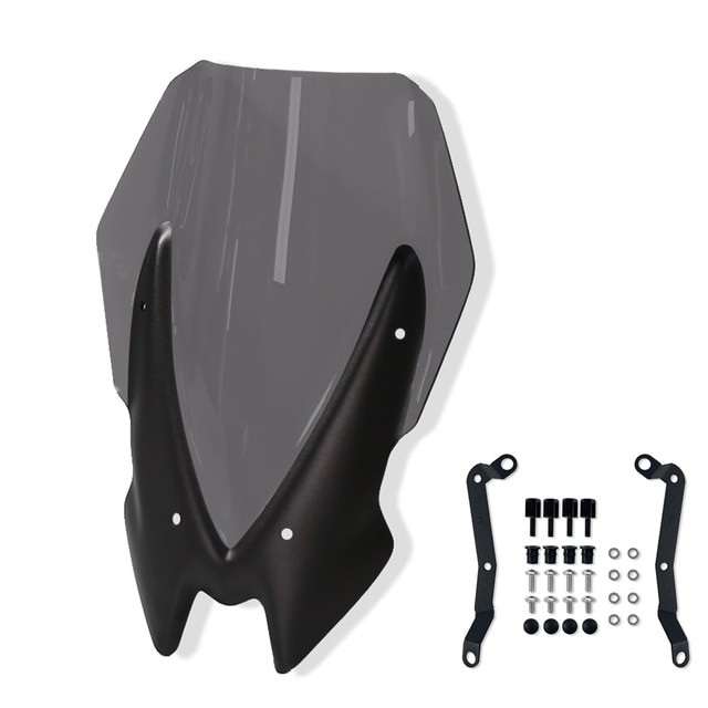 Kawsaki Z900 2020 onwards Touring Windshield - Smoked