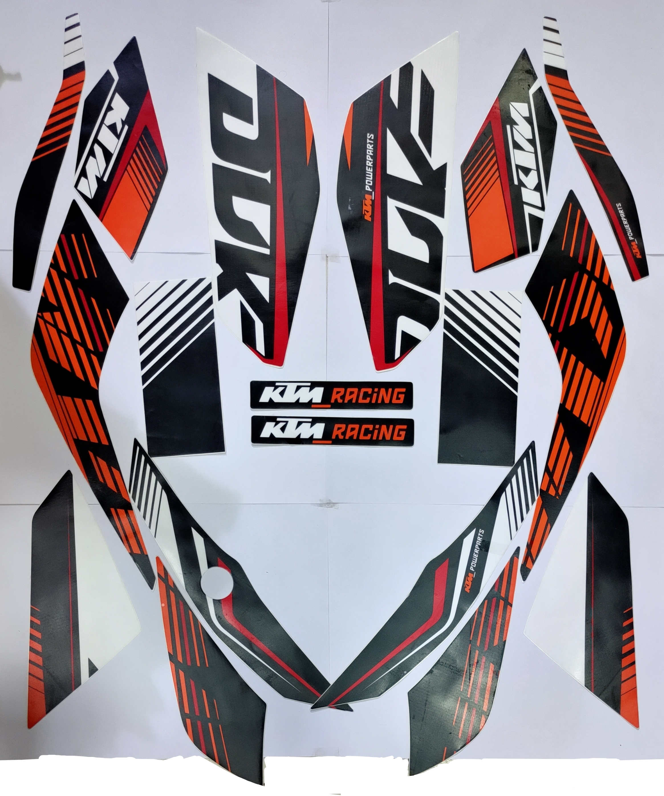 KTM Duke 125/ 200/ 390 (2013-2016) Old Shape Aftermarket Sticker set