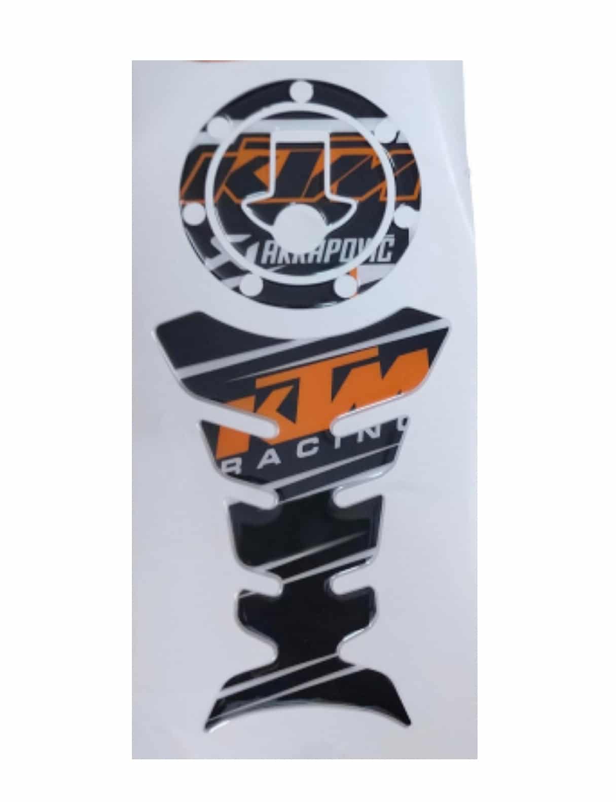 KTM Duke/ RC 125/ 200/ 250/ 390 All Years Akrapovic Picture Tank Pad Combo