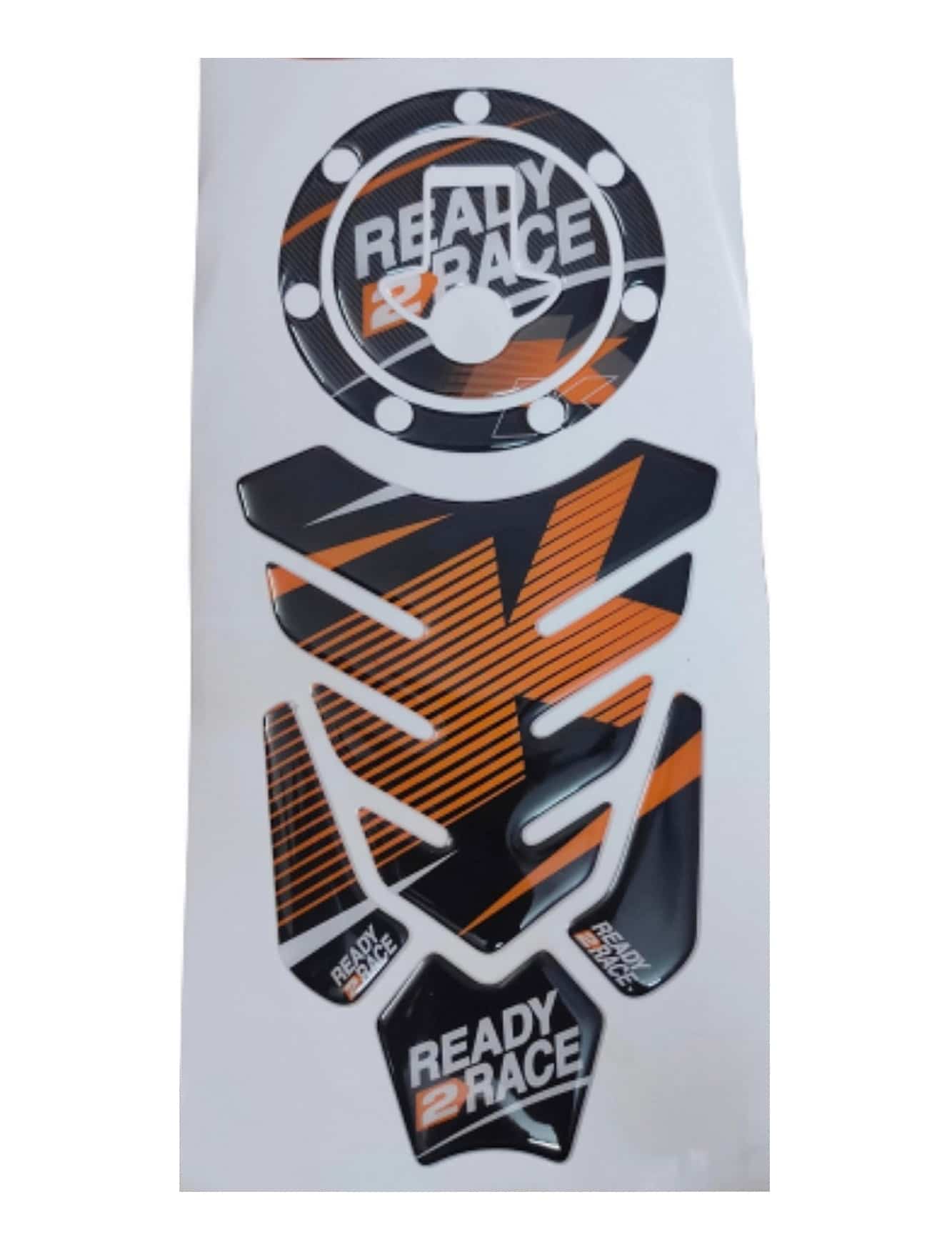 KTM Duke/ RC 125/ 200/ 250/ 390 All Years Fishbone Style Tank Pad Combo