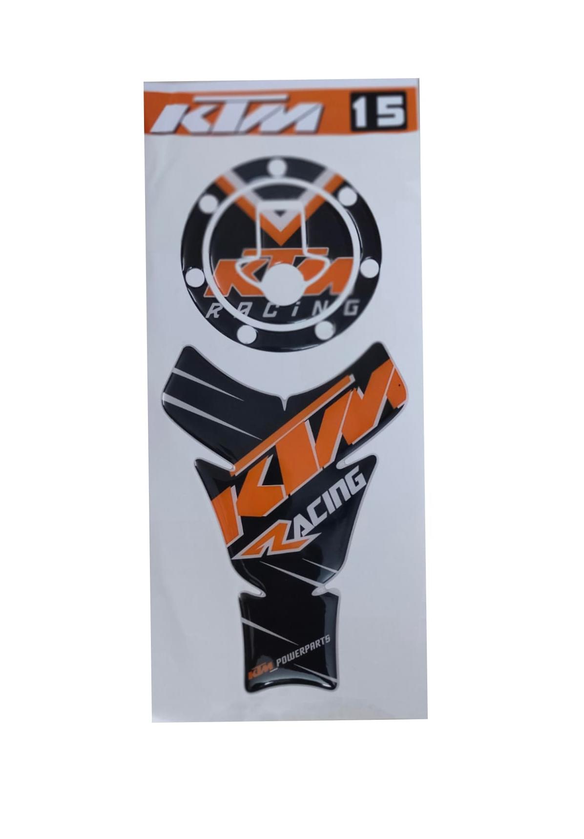 KTM Duke/ RC 125/ 200/ 250/ 390 All Years KTM Racing Tank Pad Combo