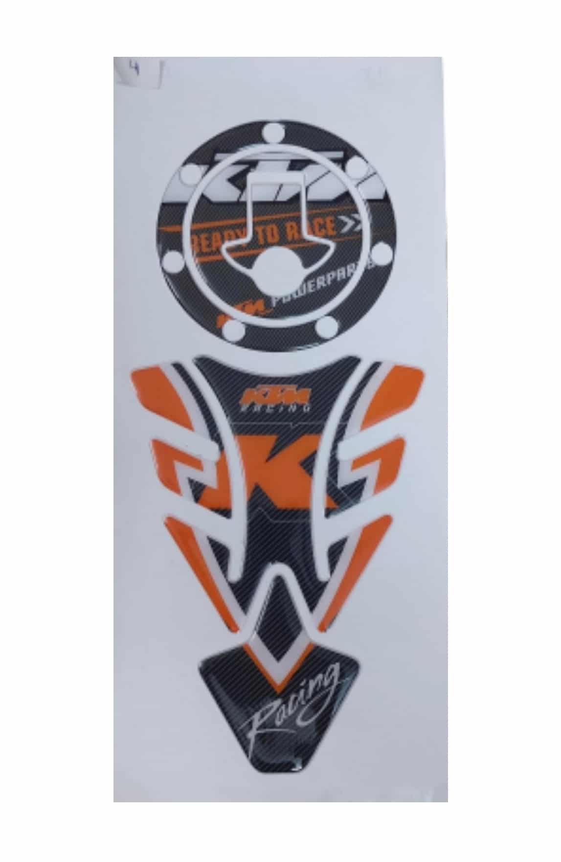 KTM Duke/ RC 125/ 200/ 250/ 390 All Years Tank Pad Combo V Style