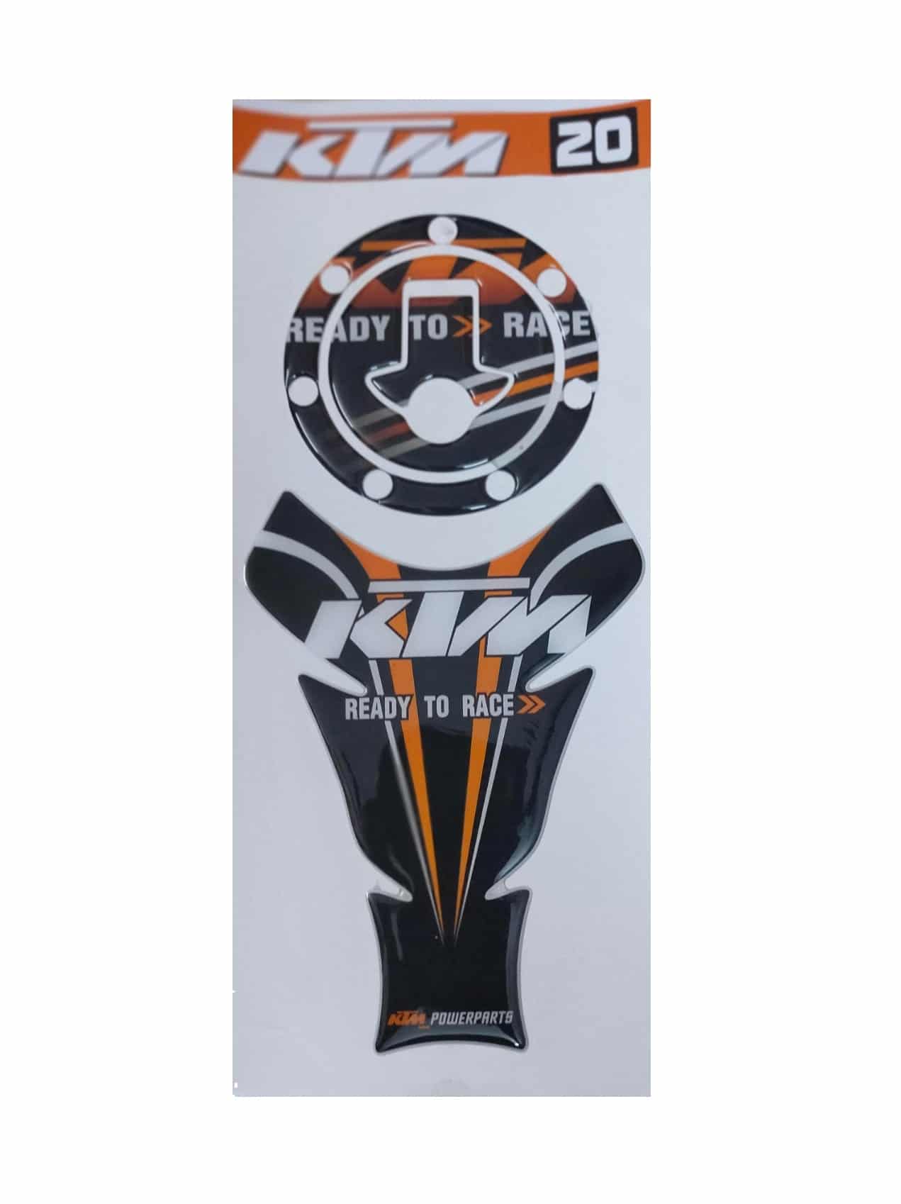 KTM Duke/ RC 125/ 200/ 250/ 390 All Years Tank Pad Combo