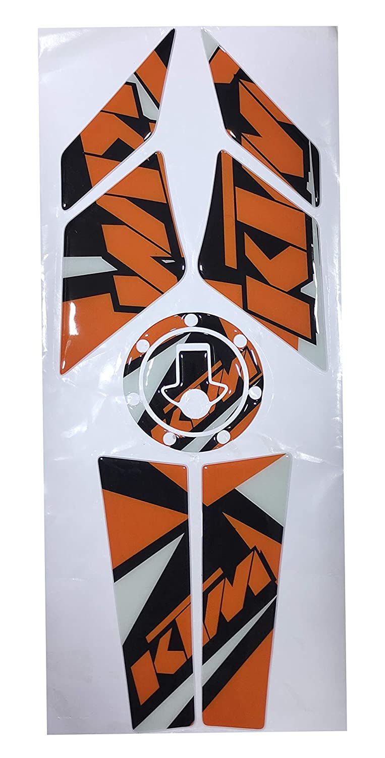 KTM Duke/ RC 125/ 200/ 250/ 390 Tank Pad Combo With Knee Pad