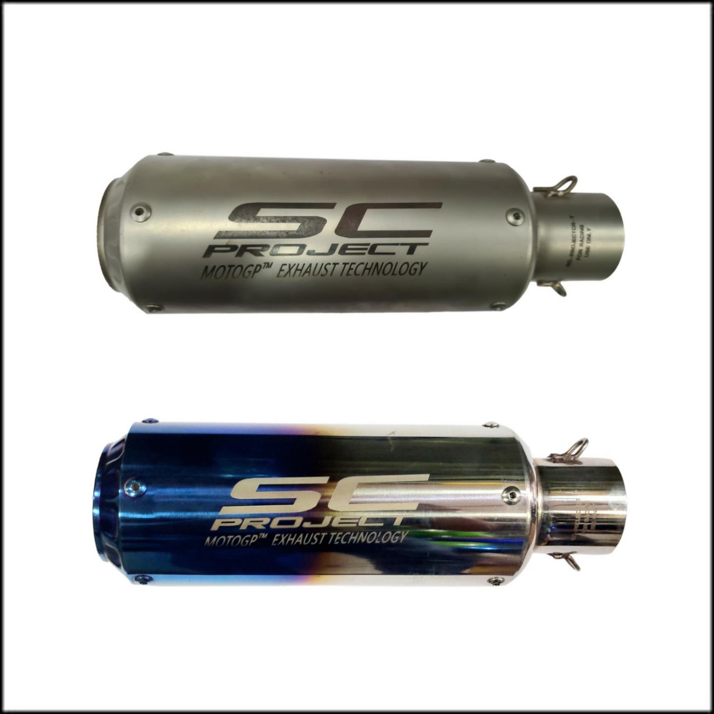 Net Outlet Short Style 51 MM Inlet Stainless Steel Universal Slip-On Without DB Killer Short Size