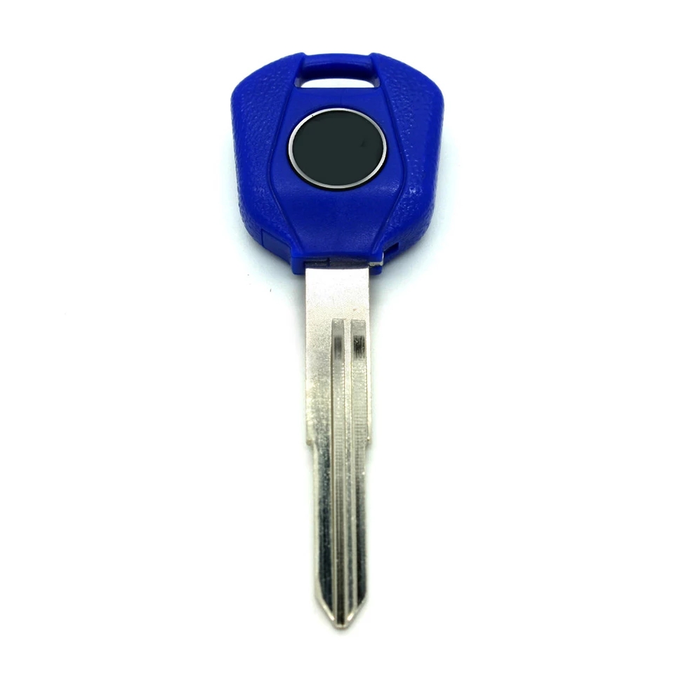 Blank Key for Honda Super Bikes with Sensor Slot - Blue