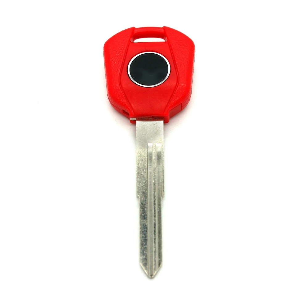 Blank Key for Honda Super Bikes with Sensor Slot - Red