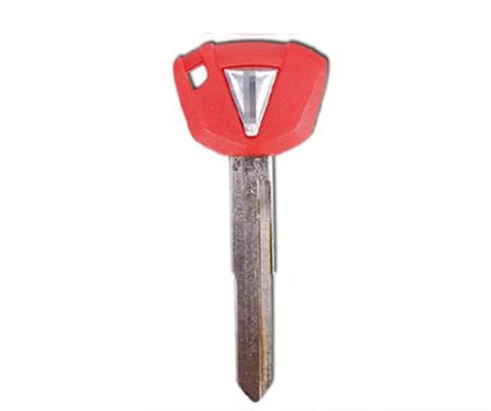Blank Key for Kawasaki Ninja 650 2017 onwards/Z650/Z800/Z900/Z1000 with Sensor Slot - Red