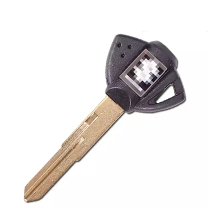 Blank Key for Suzuki Super Bikes with Sensor Slot - Black