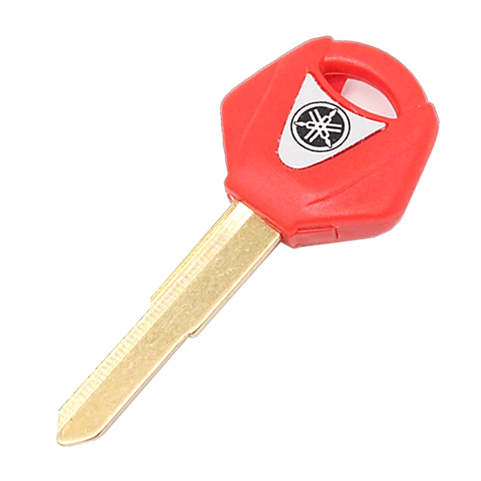 Blank Key for Yamaha Super Bikes with Sensor Slot - Red