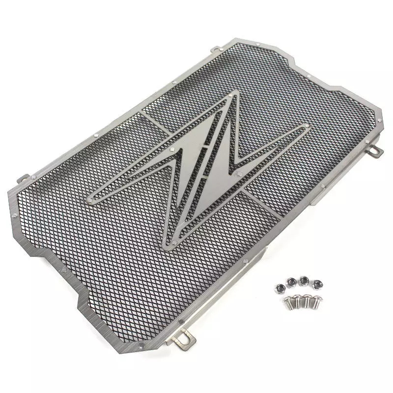 Kawasaki Z900 Radiator Guard - Silver