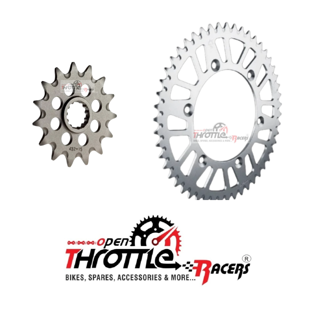 Sprocket Set Suitable for BMW S1000R Year 2019-2025/BMW S1000RR Year 2021-2023/S1000 XR Year 2021-2022. Front 17T-Rear 45T.