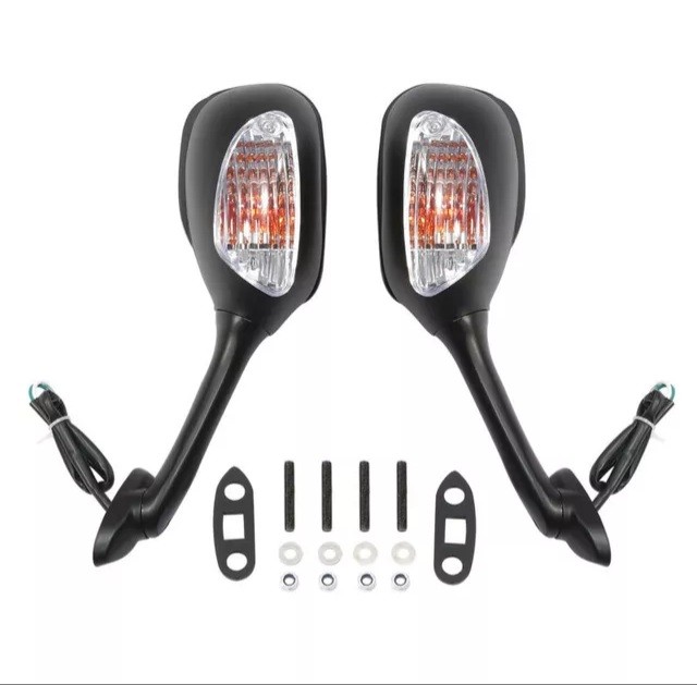 Suzuki GSX-R600/ GSX-R750/ GSX-R1000 Rear View Mirrors with Turn Signals