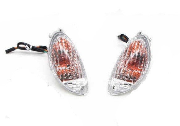 Suzuki Hayabusa (GSX1300) 20018-2020 Pair of Rear Turn Signals - Transparent