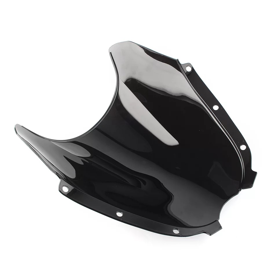 Unbreakeable Double bubble Windshield Suitable for Hyosung GT250R/ GT650R - Black
