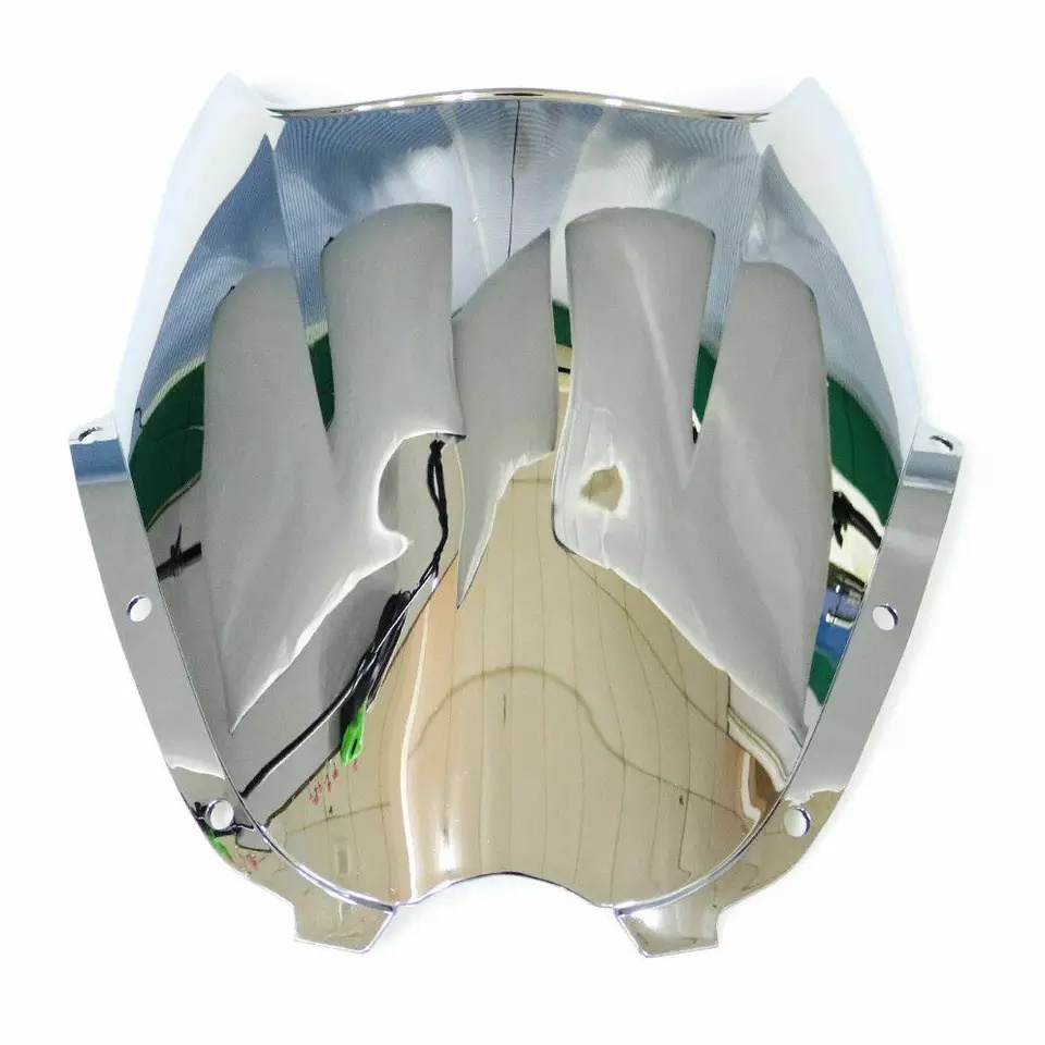 Unbreakeable Double bubble Windshield Suitable for Hyosung GT250R/ GT650R - Silver